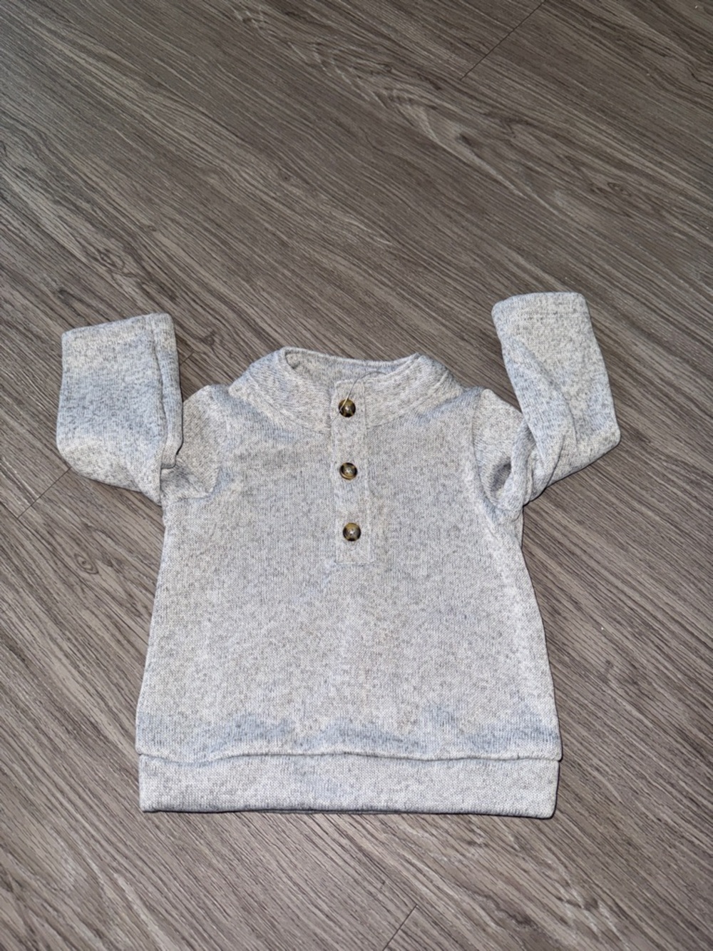 Carter's
Kids Boy's Plain Solid Sweater,Light Grey Size 9M